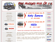 Tablet Screenshot of multiplaklub.cz